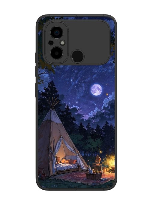 Moonlight Camping Glossy Soft Edge Case for Poco C55 Chachhi