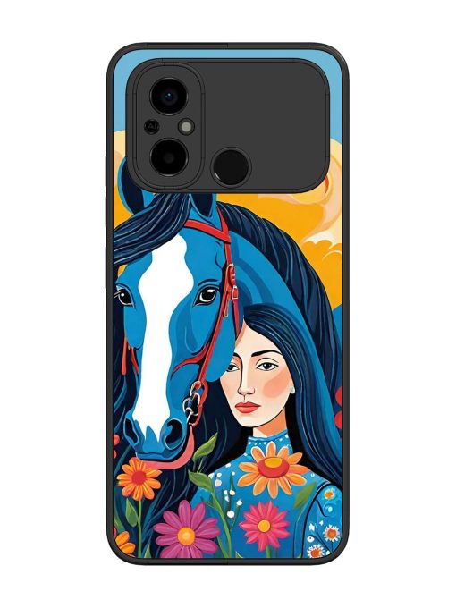 Equine Enchantment Glossy Soft Edge Case for Poco C55 Chachhi