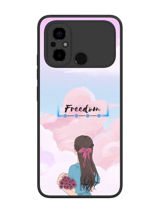 Skyward Dreams Glossy Soft Edge Case for Poco C55 Chachhi