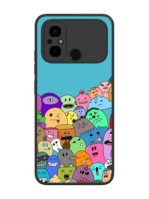 Monster Mash Glossy Soft Edge Case for Poco C55 Chachhi