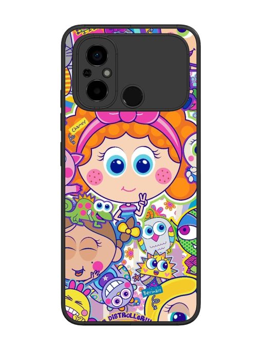 Distroller Friends Glossy Soft Edge Case for Poco C55 Chachhi