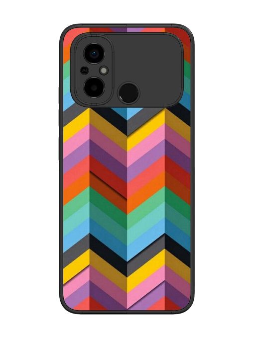 Colorful Zigzag Glossy Soft Edge Case for Poco C55