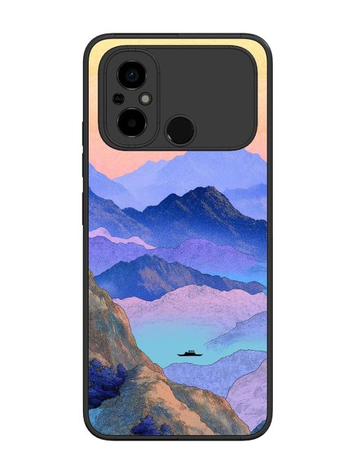 Mountain Mist Glossy Soft Edge Case for Poco C55 Chachhi