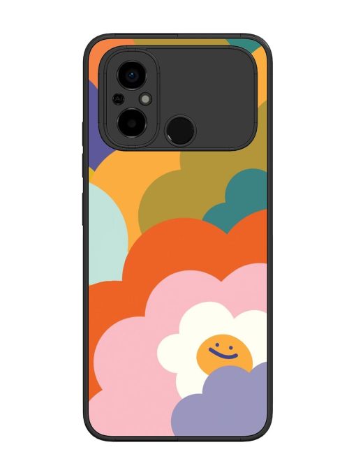 Happy Flower Power Glossy Soft Edge Case for Poco C55