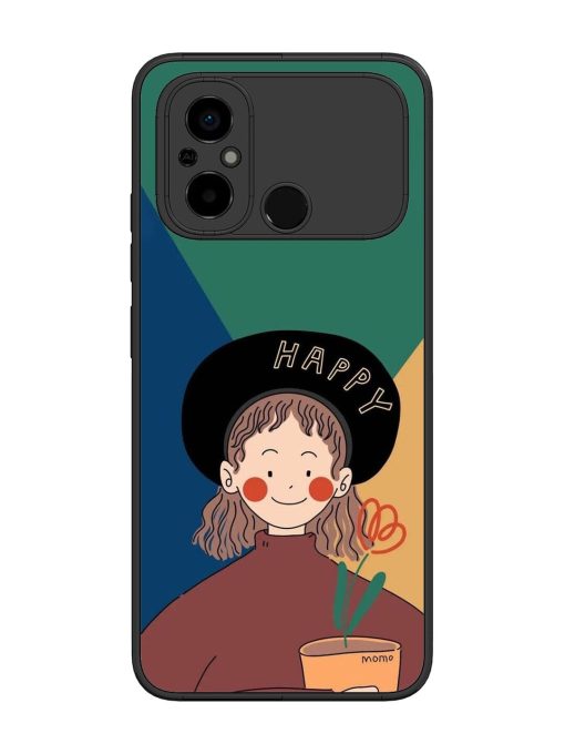 Happy Momo Glossy Soft Edge Case for Poco C55 Chachhi