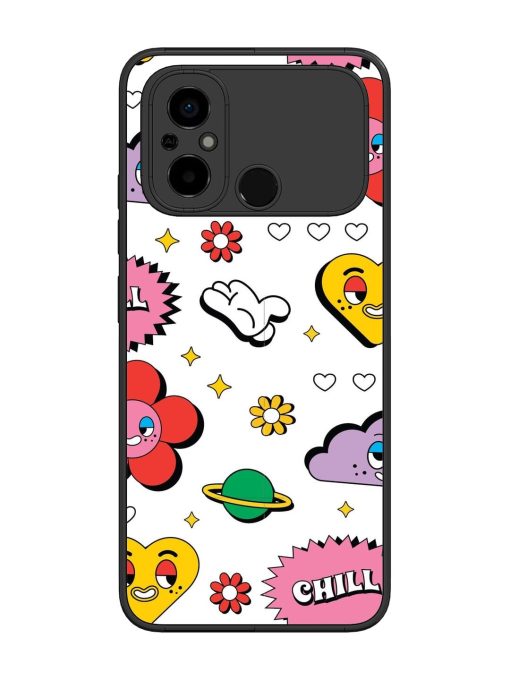 Whimsical Wonderland Glossy Soft Edge Case for Poco C55 Chachhi