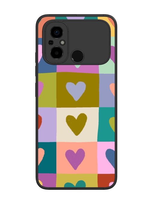 Box Of Hearts Glossy Soft Edge Case for Poco C55 Chachhi