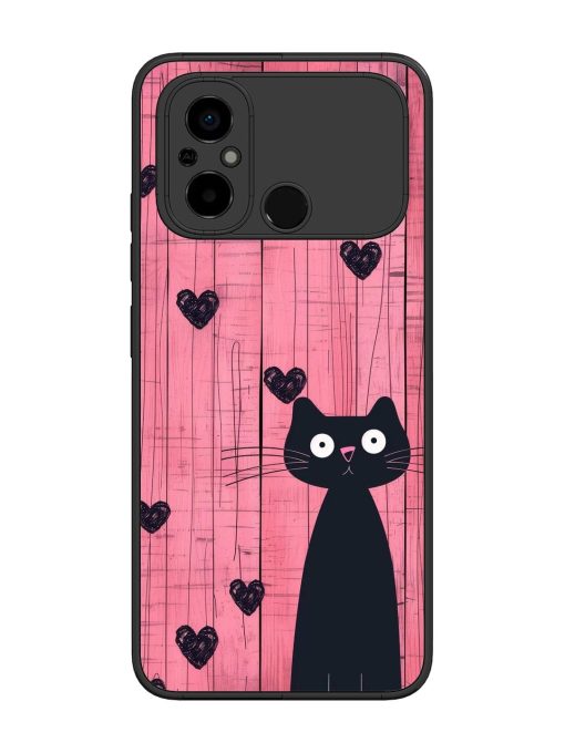 Feline Valentine'S Day Glossy Soft Edge Case for Poco C55 Chachhi