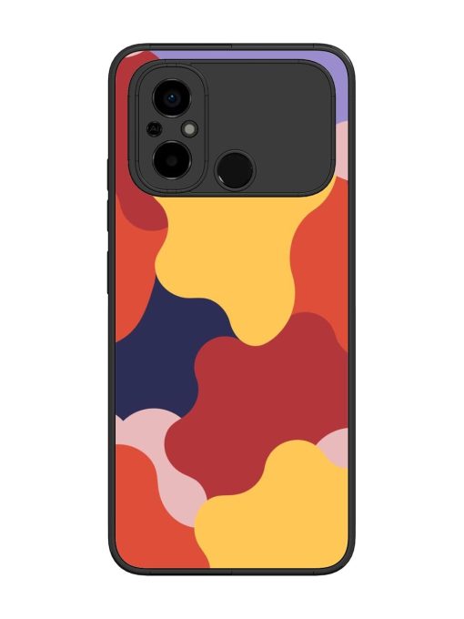 Gooey Color Chaos Glossy Soft Edge Case for Poco C55 Chachhi