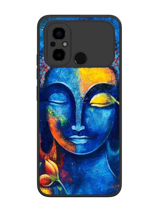 Enlightened Serenity Glossy Soft Edge Case for Poco C55 Chachhi