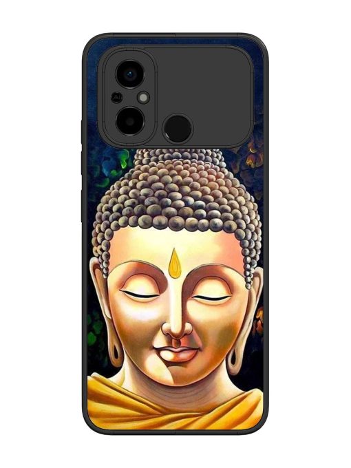 Buddha Face Glossy Soft Edge Case for Poco C55