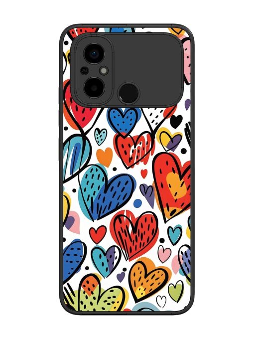 Heartfelt Harmony Glossy Soft Edge Case for Poco C55 Chachhi