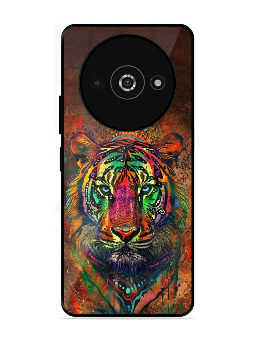 Cosmic Tiger Glossy Soft Edge Case for Poco C61 Chachhi