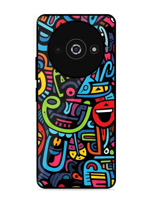 Doodlephoria Glossy Soft Edge Case for Poco C61 Chachhi