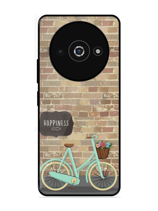 Pedaling Towards Happiness Glossy Soft Edge Case for Poco C61 Chachhi