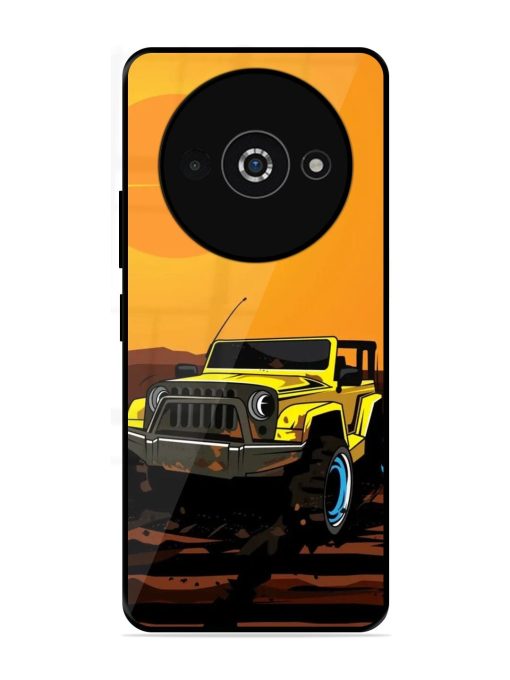 Sunset Cruise Glossy Soft Edge Case for Poco C61 Chachhi