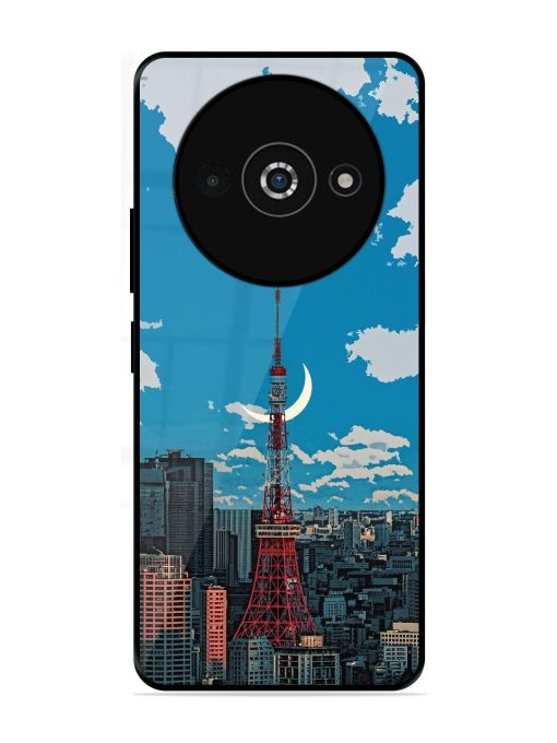 Tokyo Twilight Glossy Soft Edge Case for Poco C61 Chachhi