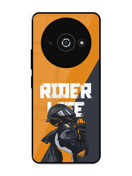 Ride Never Ends Glossy Soft Edge Case for Poco C61 Chachhi