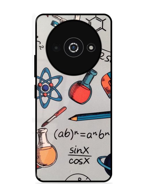 Science Doodle Glossy Soft Edge Case for Poco C61 Chachhi