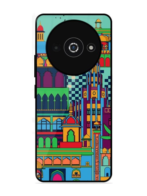 Indian Tapestry Glossy Soft Edge Case for Poco C61 Chachhi