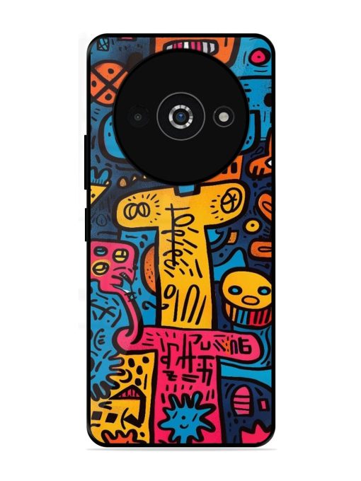 Doodletopia Glossy Soft Edge Case for Poco C61 Chachhi