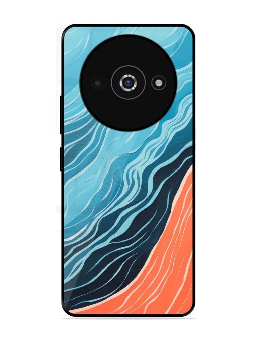 Oceanic Divide Glossy Soft Edge Case for Poco C61 Chachhi