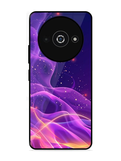 Cosmic Currents Glossy Soft Edge Case for Poco C61 Chachhi