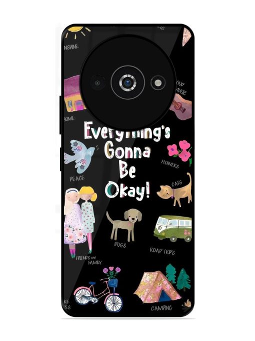 Everything'S Gonna Be Okay Glossy Soft Edge Case for Poco C61 Chachhi