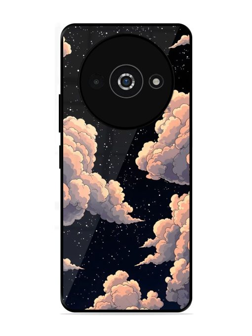 Starry Night Dreams Glossy Soft Edge Case for Poco C61 Chachhi