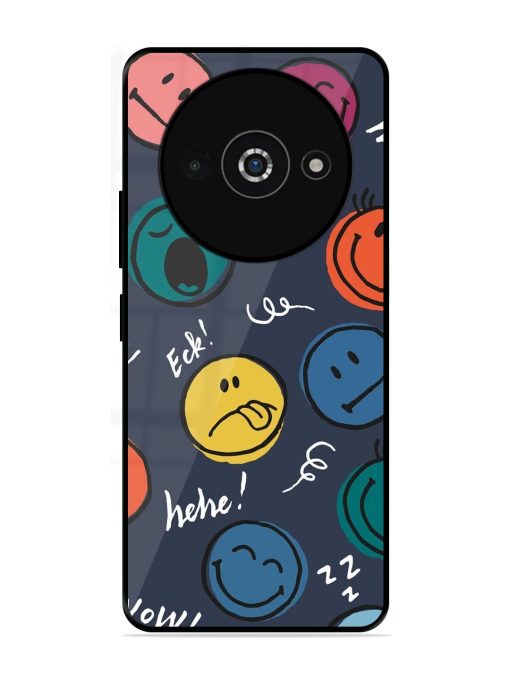 Emoticon Parade Glossy Soft Edge Case for Poco C61 Chachhi