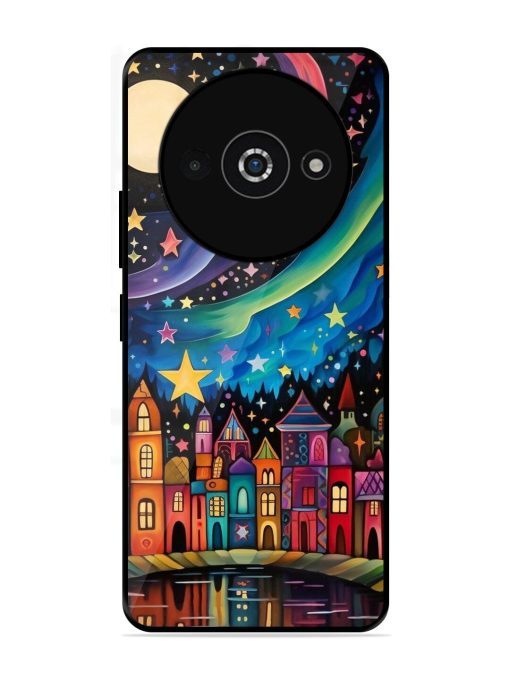 Starlit Village Glossy Soft Edge Case for Poco C61 Chachhi