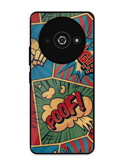 Comic Book Chaos Glossy Soft Edge Case for Poco C61 Chachhi