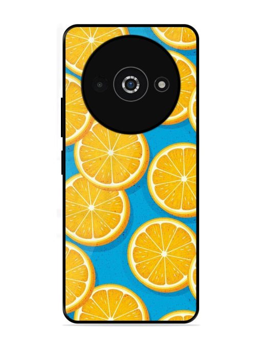 Citrus Symphony Glossy Soft Edge Case for Poco C61 Chachhi