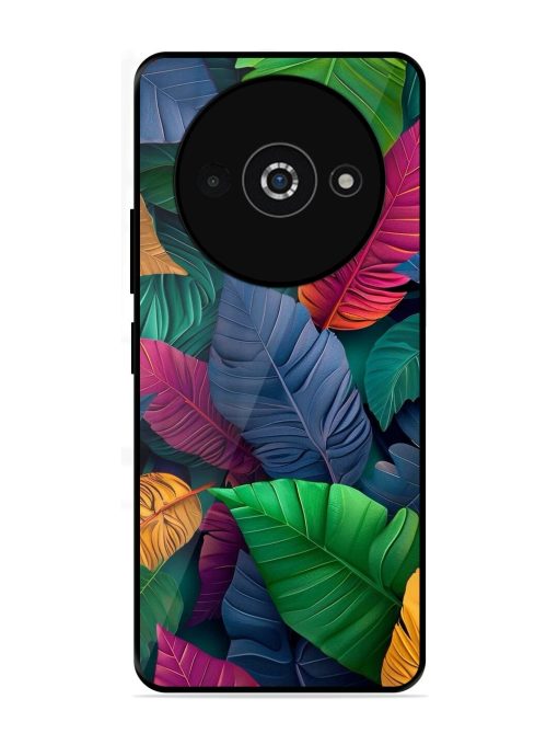 Tropical Tapestry Glossy Soft Edge Case for Poco C61 Chachhi