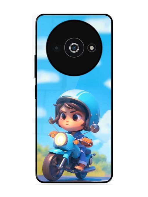 Little Rider Glossy Soft Edge Case for Poco C61 Chachhi