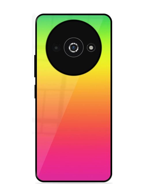 Rainbow Gradient Glossy Soft Edge Case for Poco C61 Chachhi