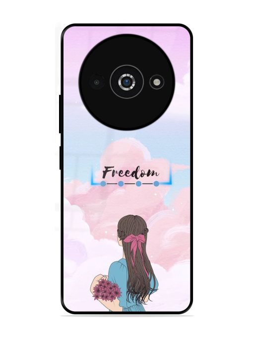 Skyward Dreams Glossy Soft Edge Case for Poco C61 Chachhi