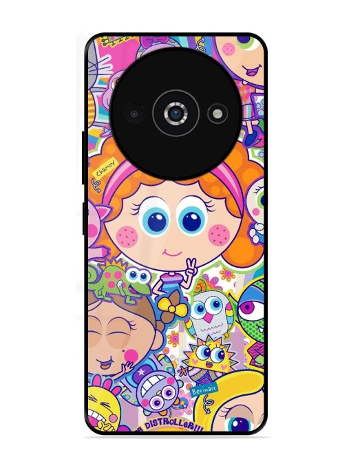 Distroller Friends Glossy Soft Edge Case for Poco C61 Chachhi