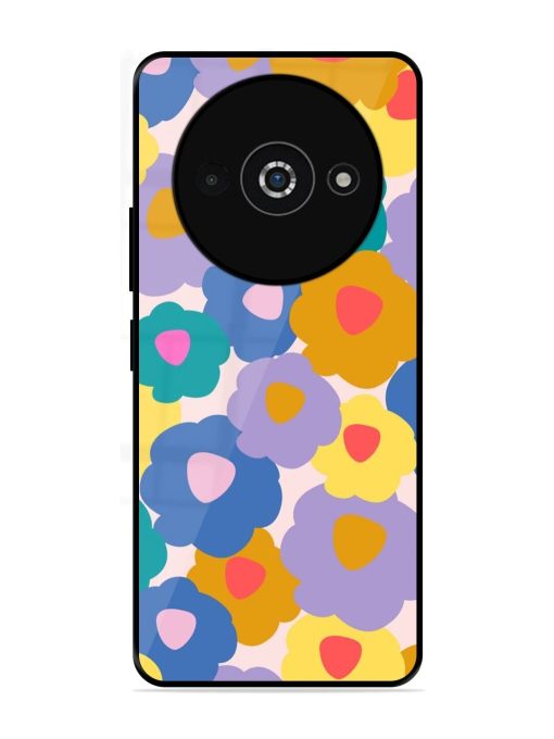 Flower Power Glossy Soft Edge Case for Poco C61 Chachhi