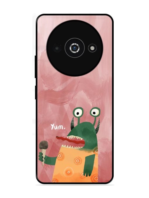 Hungry Monster Glossy Soft Edge Case for Poco C61 Chachhi