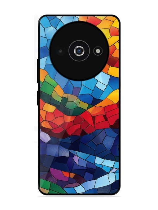 Mosaic Sunset Glossy Soft Edge Case for Poco C61