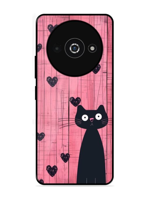 Feline Valentine'S Day Glossy Soft Edge Case for Poco C61 Chachhi