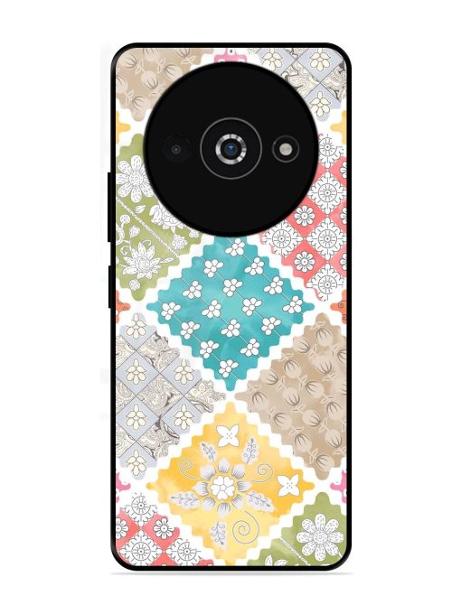 Patchwork Dreamscape Glossy Soft Edge Case for Poco C61 Chachhi