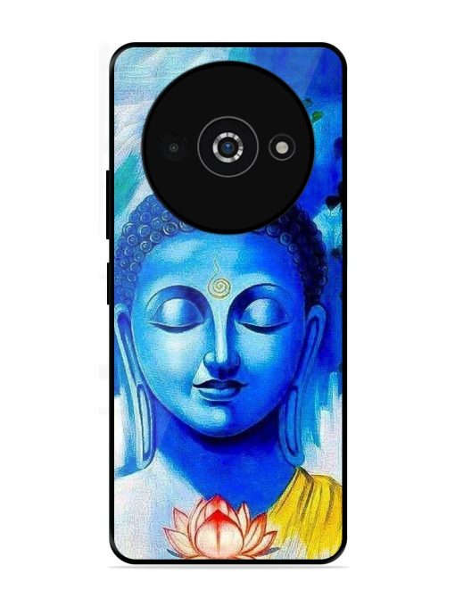 Serene Buddha With Lotus Glossy Soft Edge Case for Poco C61 Chachhi