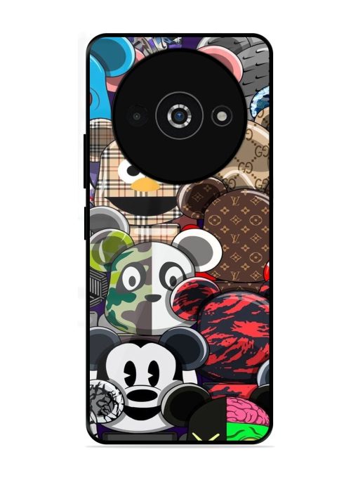 Streetwear Bearbrick Extravaganza Glossy Soft Edge Case for Poco C61 Chachhi