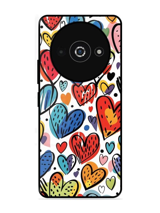 Heartfelt Harmony Glossy Soft Edge Case for Poco C61 Chachhi