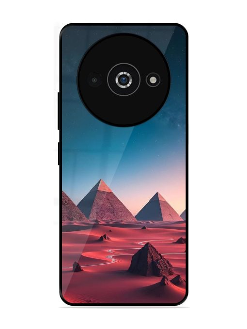 Ancient Wonders Sky Glossy Soft Edge Case for Poco C61 Chachhi