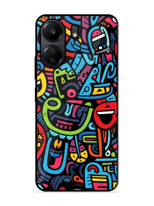 Doodlephoria Glossy Soft Edge Case for Poco C65 Chachhi