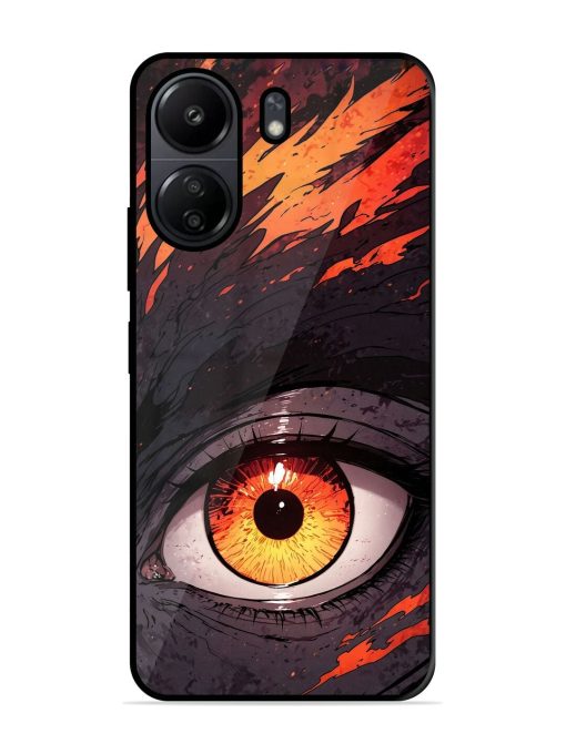 Inferno Gaze Glossy Soft Edge Case for Poco C65 Chachhi