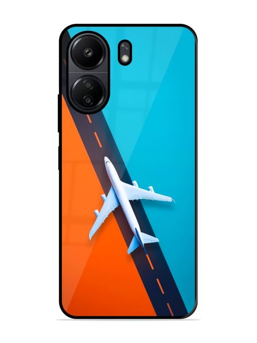 Skyward Bound Glossy Soft Edge Case for Poco C65 Chachhi